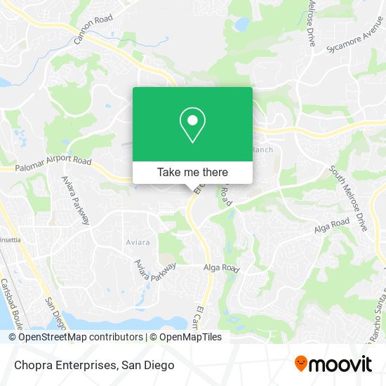 Chopra Enterprises map