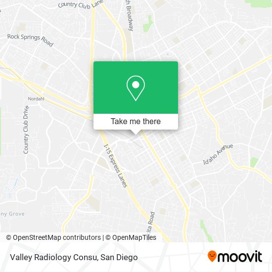 Valley Radiology Consu map
