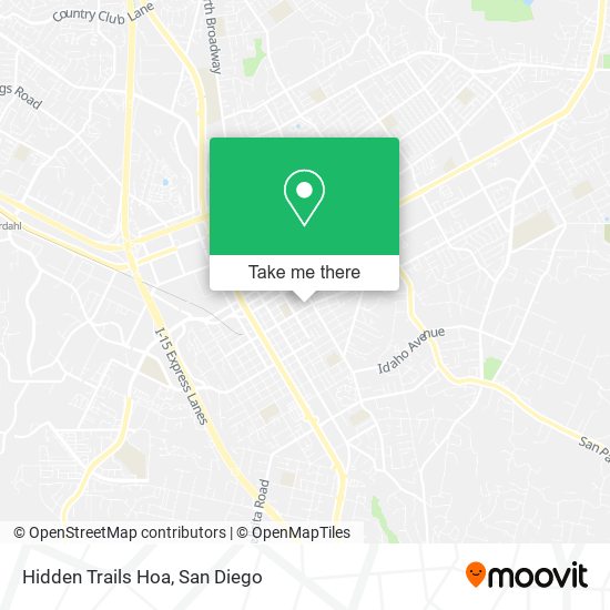 Hidden Trails Hoa map