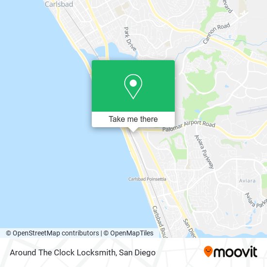 Around The Clock Locksmith map
