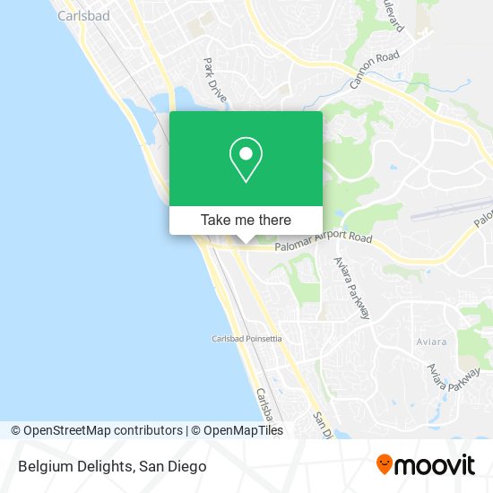 Mapa de Belgium Delights