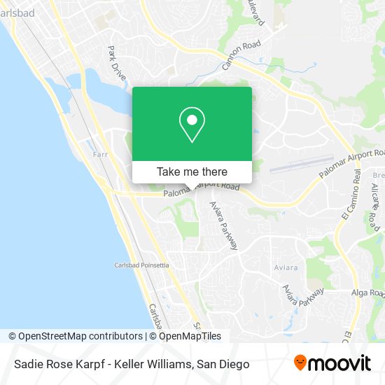Sadie Rose Karpf - Keller Williams map