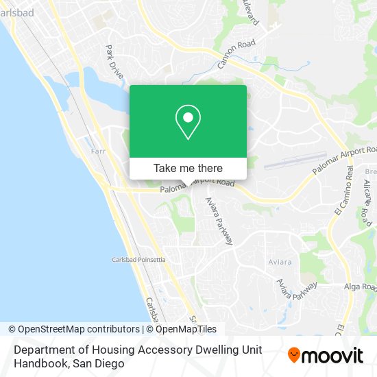 Department of Housing Accessory Dwelling Unit Handbook map