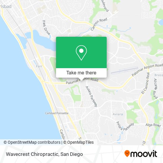 Wavecrest Chiropractic map