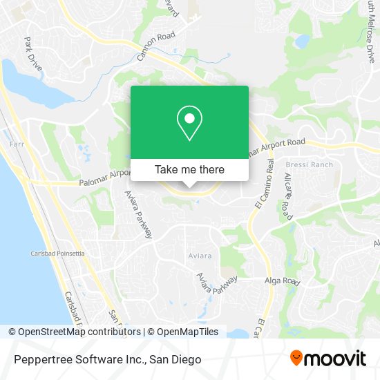 Peppertree Software Inc. map