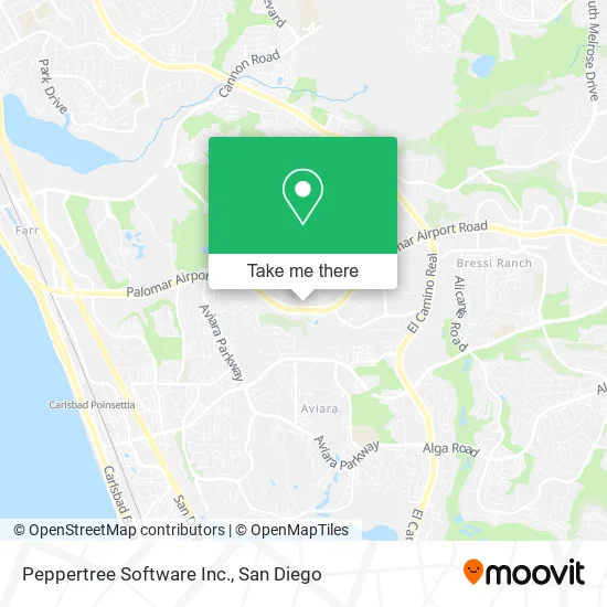 Mapa de Peppertree Software Inc.