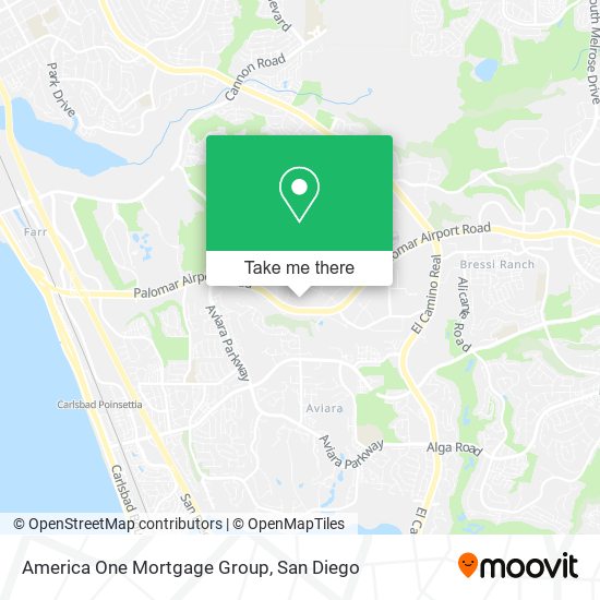 Mapa de America One Mortgage Group