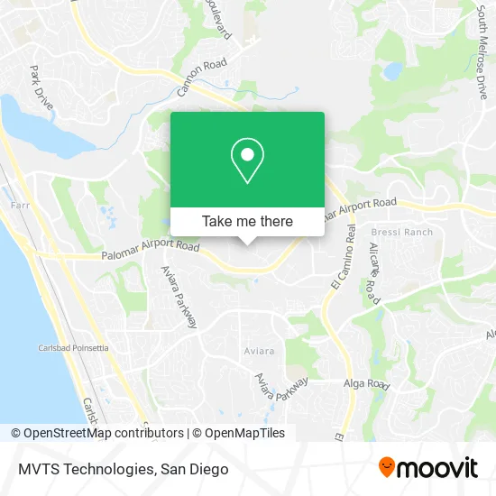 Mapa de MVTS Technologies