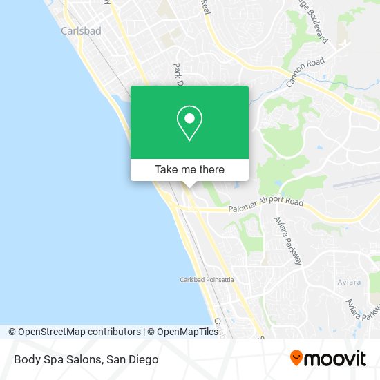 Body Spa Salons map