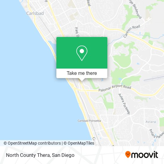 North County Thera map