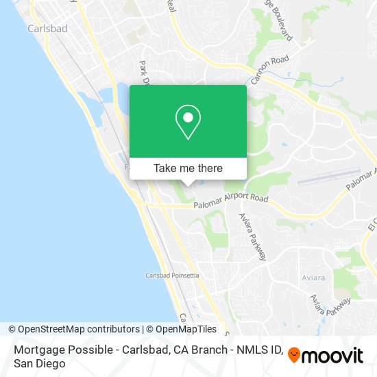 Mapa de Mortgage Possible - Carlsbad, CA Branch - NMLS ID