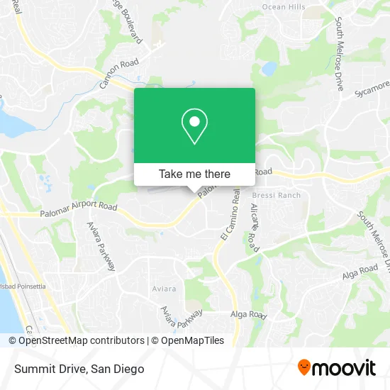 Summit Drive map