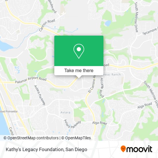 Mapa de Kathy's Legacy Foundation