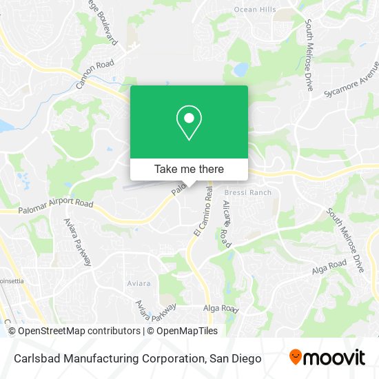 Carlsbad Manufacturing Corporation map