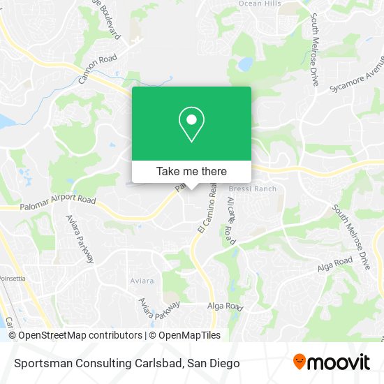 Mapa de Sportsman Consulting Carlsbad