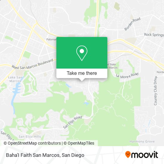 Mapa de Baha'I Faith San Marcos