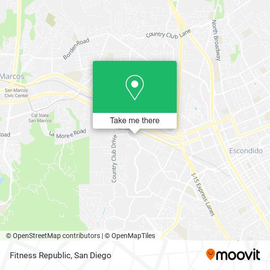 Mapa de Fitness Republic