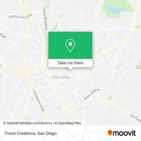 Mapa de Fresh Creations