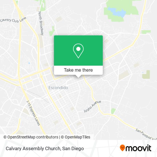 Calvary Assembly Church map