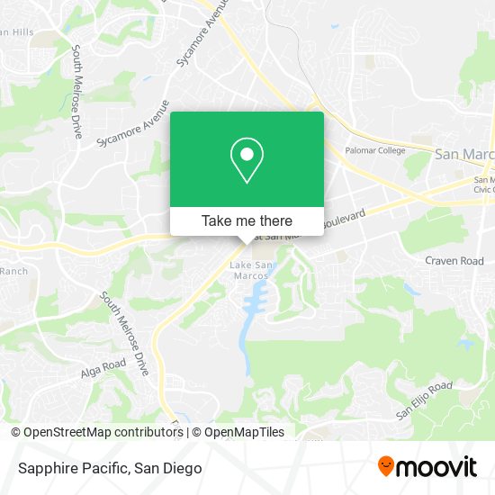 Mapa de Sapphire Pacific