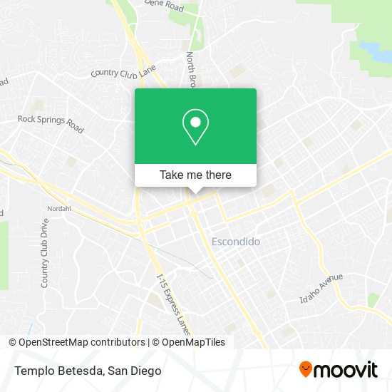 Templo Betesda map