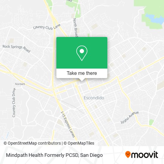 Mapa de Mindpath Health Formerly PCSD