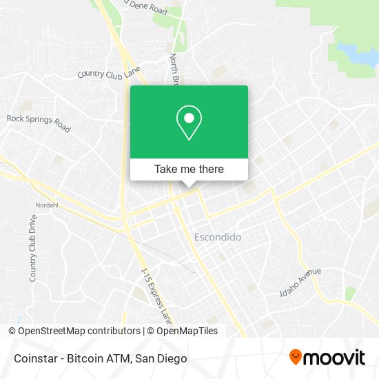 Coinstar - Bitcoin ATM map