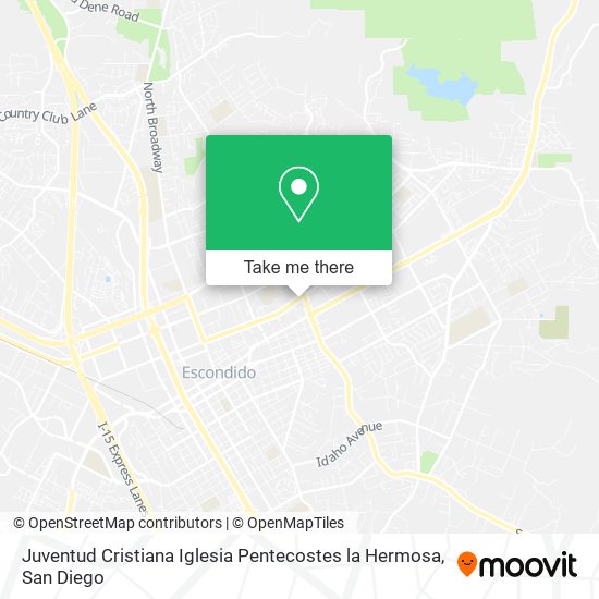 Juventud Cristiana Iglesia Pentecostes la Hermosa map