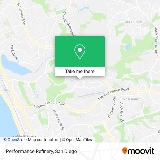 Performance Refinery map