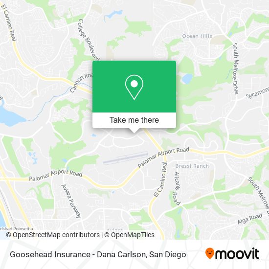 Mapa de Goosehead Insurance - Dana Carlson