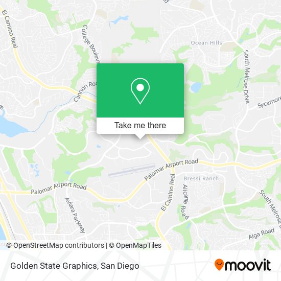 Mapa de Golden State Graphics