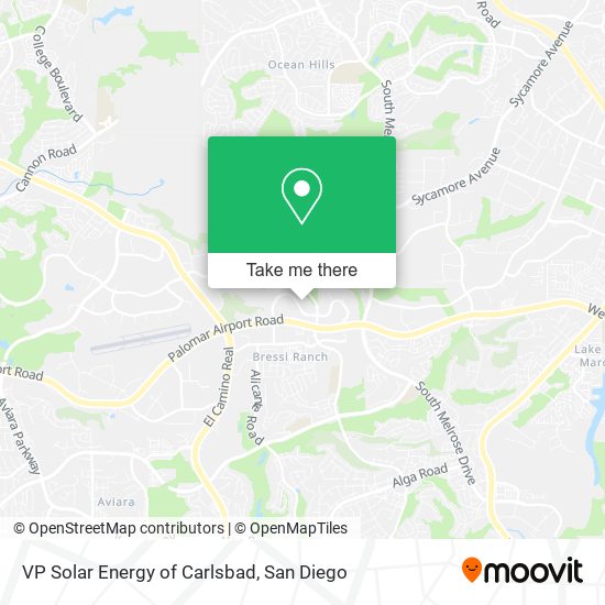 VP Solar Energy of Carlsbad map