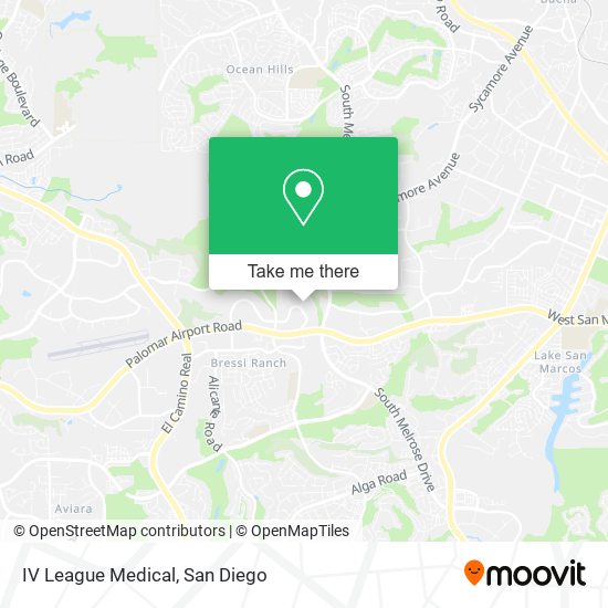 IV League Medical map