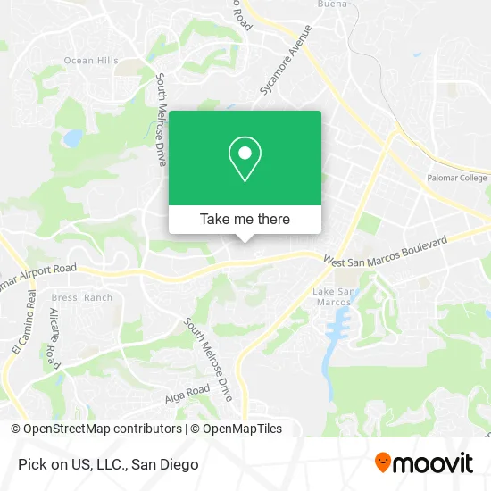 Pick on US, LLC. map