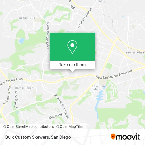 Bulk Custom Skewers map