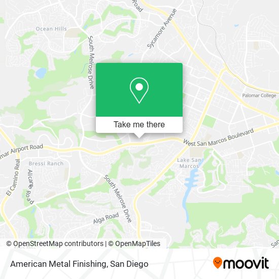 Mapa de American Metal Finishing