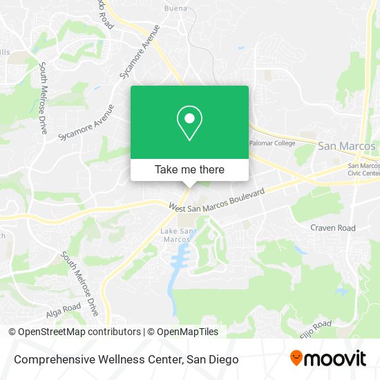 Mapa de Comprehensive Wellness Center