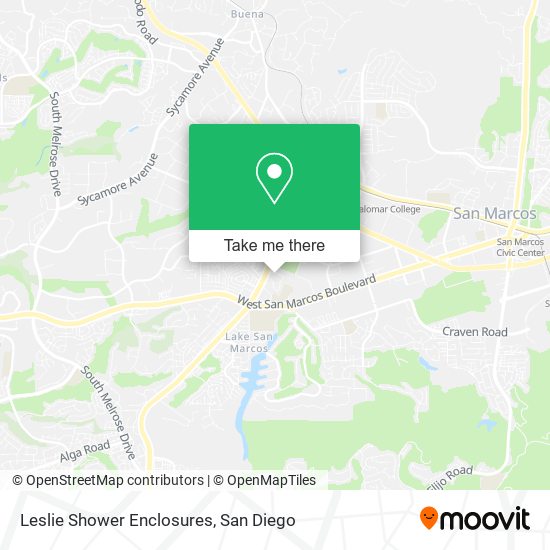Mapa de Leslie Shower Enclosures