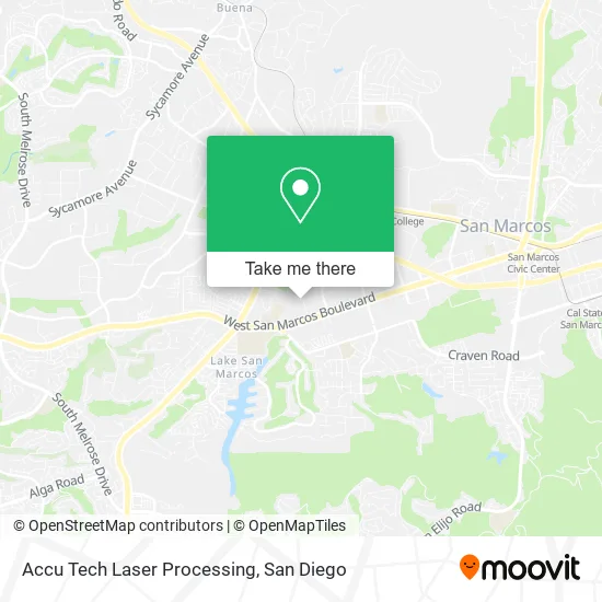 Mapa de Accu Tech Laser Processing
