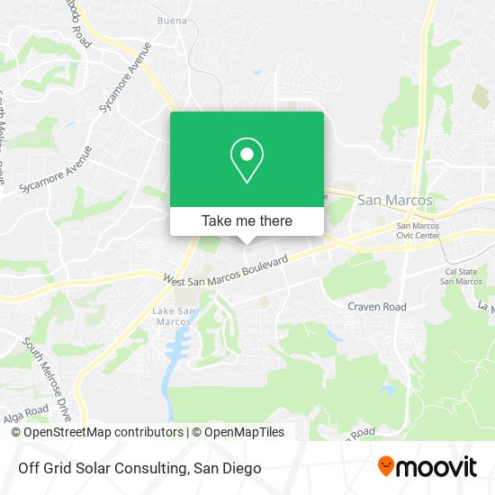 Off Grid Solar Consulting map