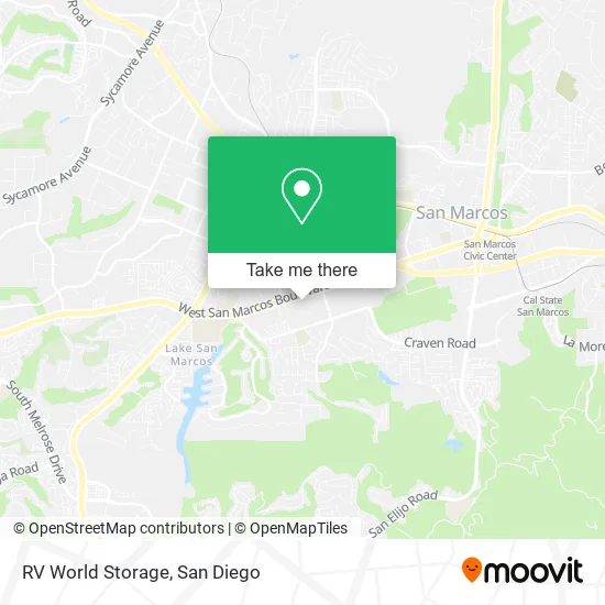 RV World Storage map