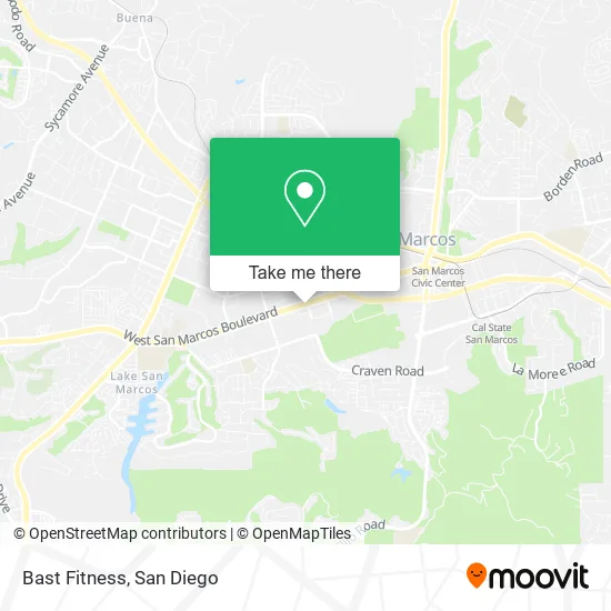 Bast Fitness map