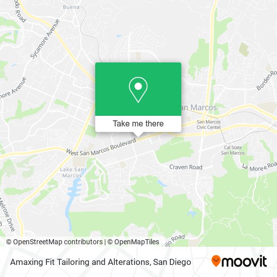 Mapa de Amaxing Fit Tailoring and Alterations