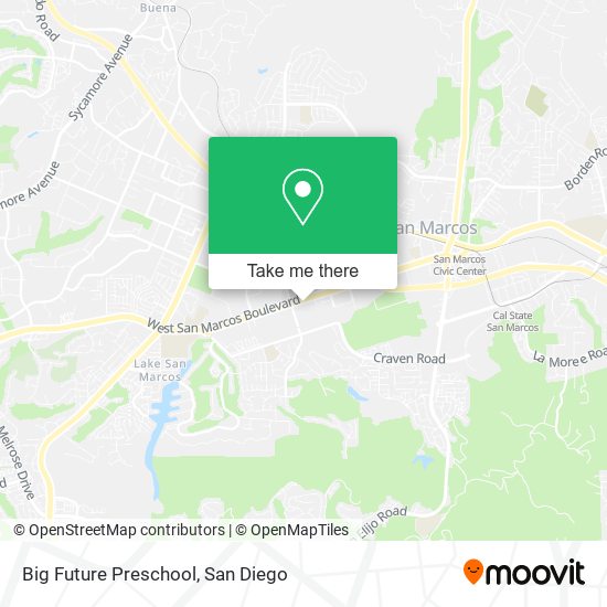 Mapa de Big Future Preschool