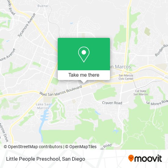 Little People Preschool map