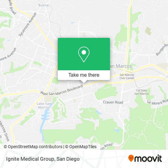 Mapa de Ignite Medical Group
