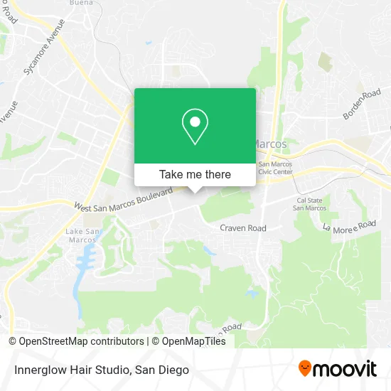 Innerglow Hair Studio map