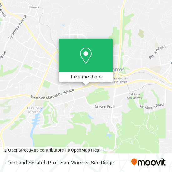 Mapa de Dent and Scratch Pro - San Marcos