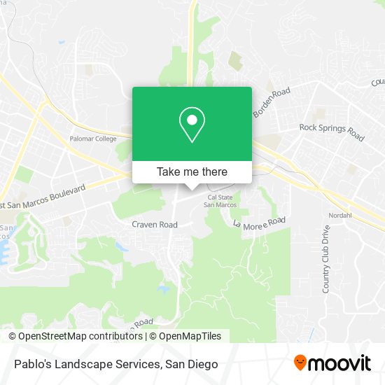 Mapa de Pablo's Landscape Services