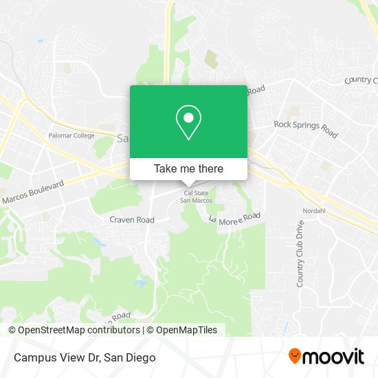 Mapa de Campus View Dr